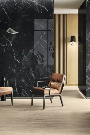 Jusqu'à Épuisement Des Stocks carrelage marquina night 60x120 cm effet marbre poli